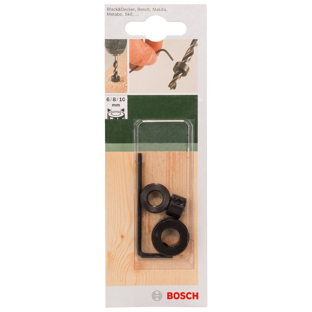 Bosch syvyydenrajoitinsarja 6/8/10 mm 3 osaa