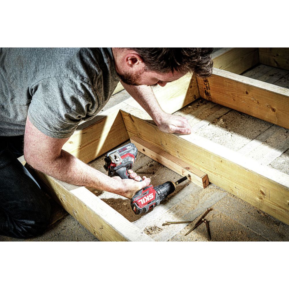 SKIL 3075 CA Compact hiiliharjaton akkuiskuporakone runko