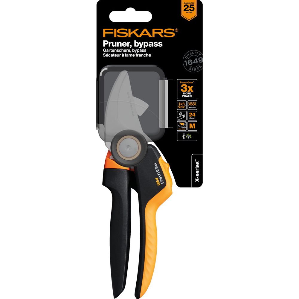 Fiskars PowerGear X sekatör med sidoskär M P921