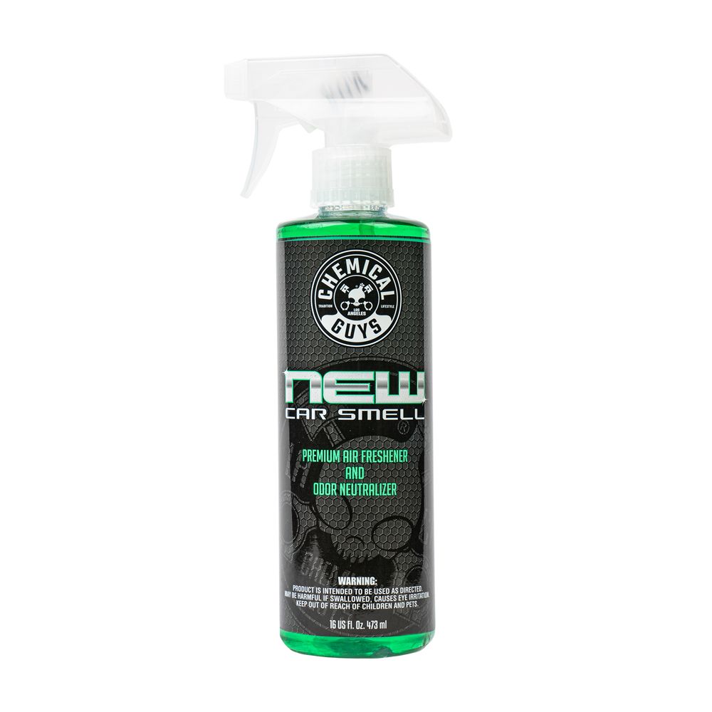 Chemical Guys New Car Smell Air Freshener And Odor Eliminator ilmanraikastin ja hajuntappaja 473 ml