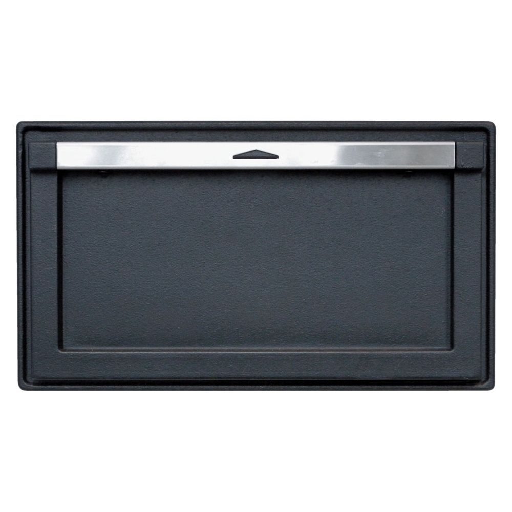 Pisla HTT612 tuhkaluukku 270 mm X 130 mm musta