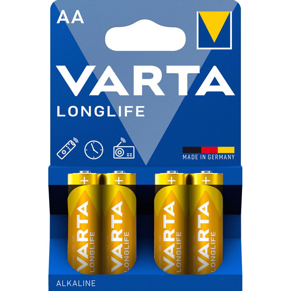 VARTA Longlife AA patareid, 4 tk