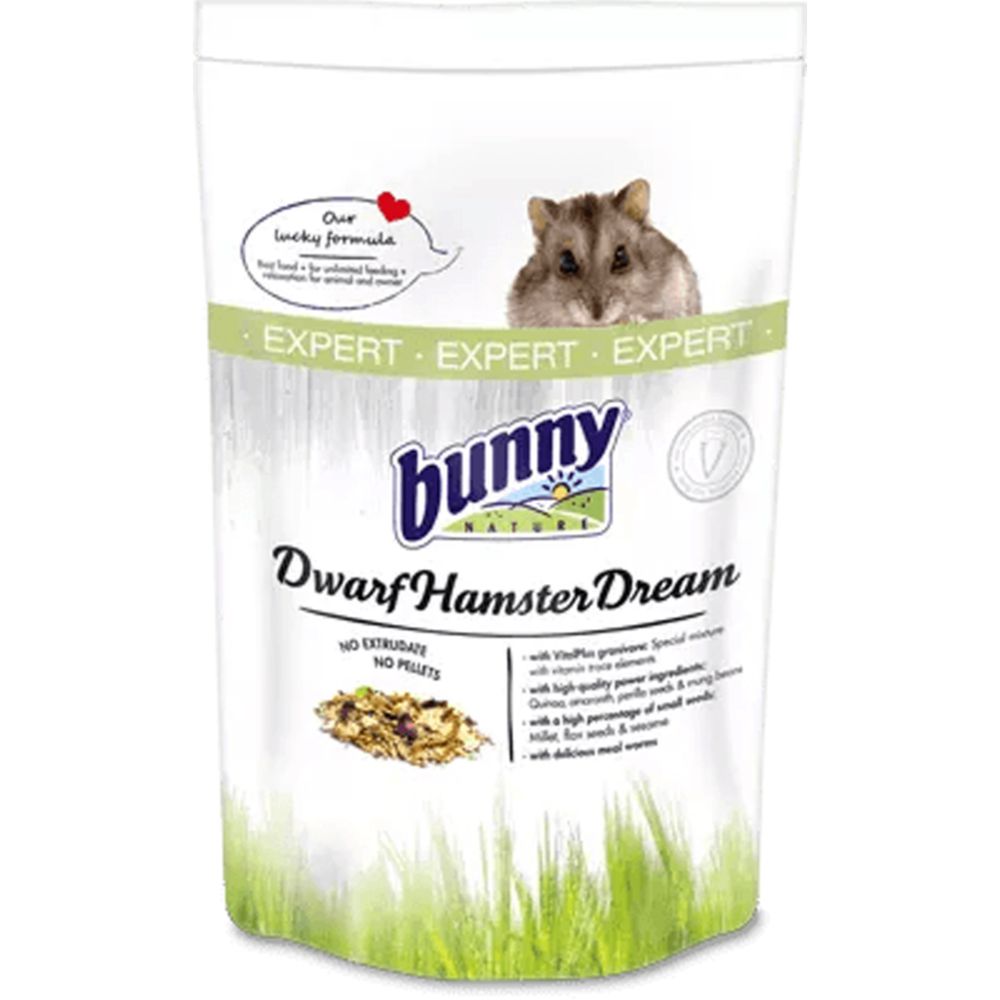 Bunny Nature DwarfHamsteritDream Expert kääpiöhamsterin ruoka 500g