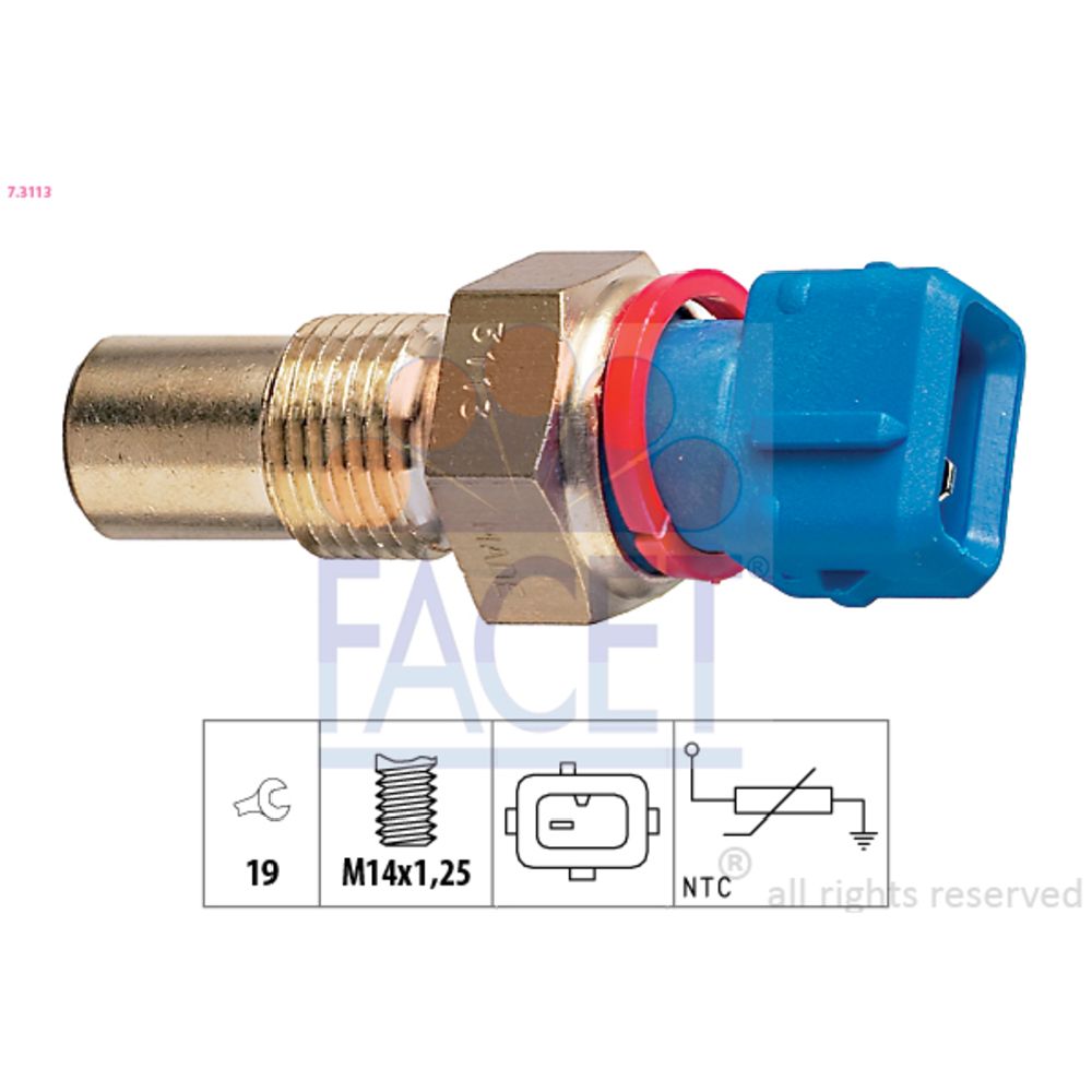 Sensor, oljetemperatur 37-3113