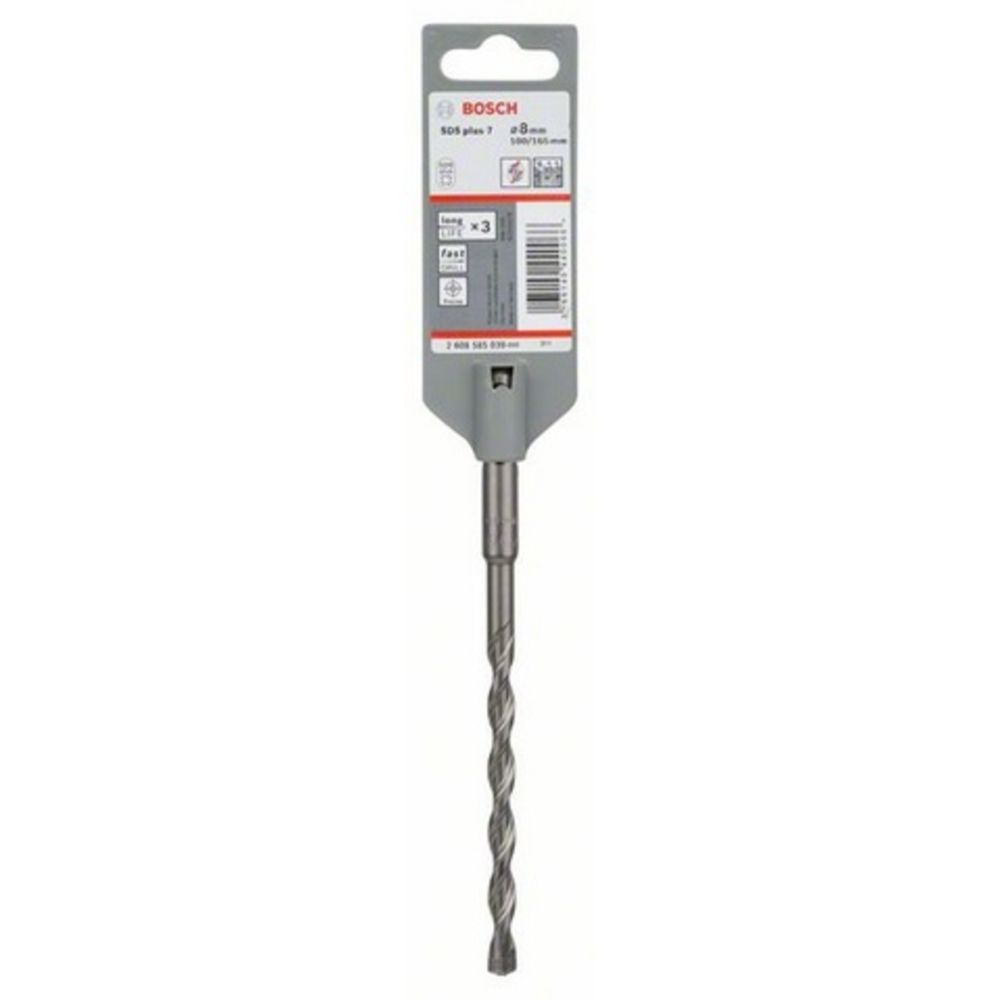 Bosch SDS-plus-7 5 lõikeservaga puurvasaratera, 165 mm/ 8 mm