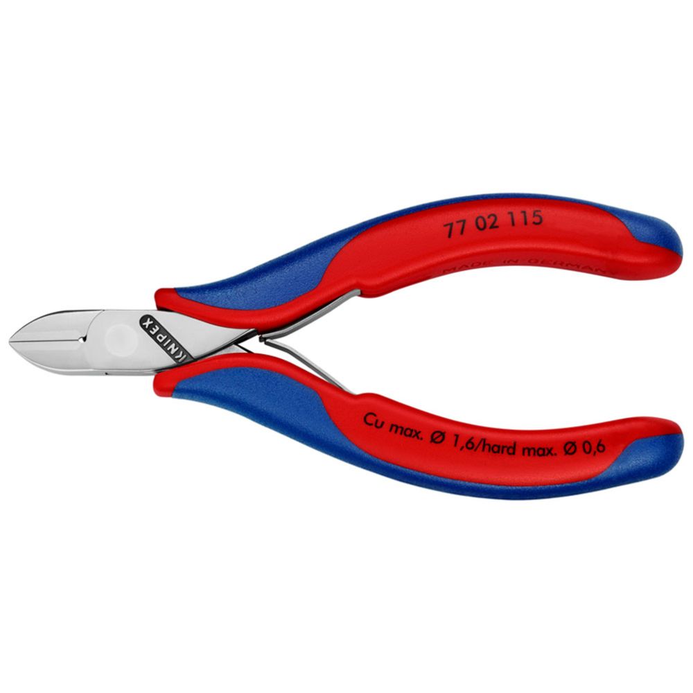 Knipex® 77 02 115 mikrokülglõikur "elektroonika" vedruga 115 mm