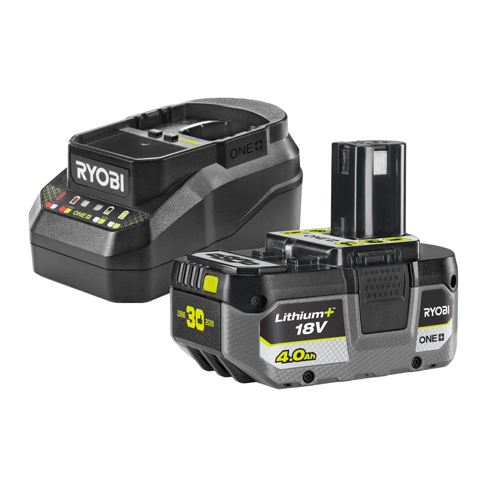 Ryobi ONE+ batteriladdarpaket RC18120B-140X 4,0 Ah
