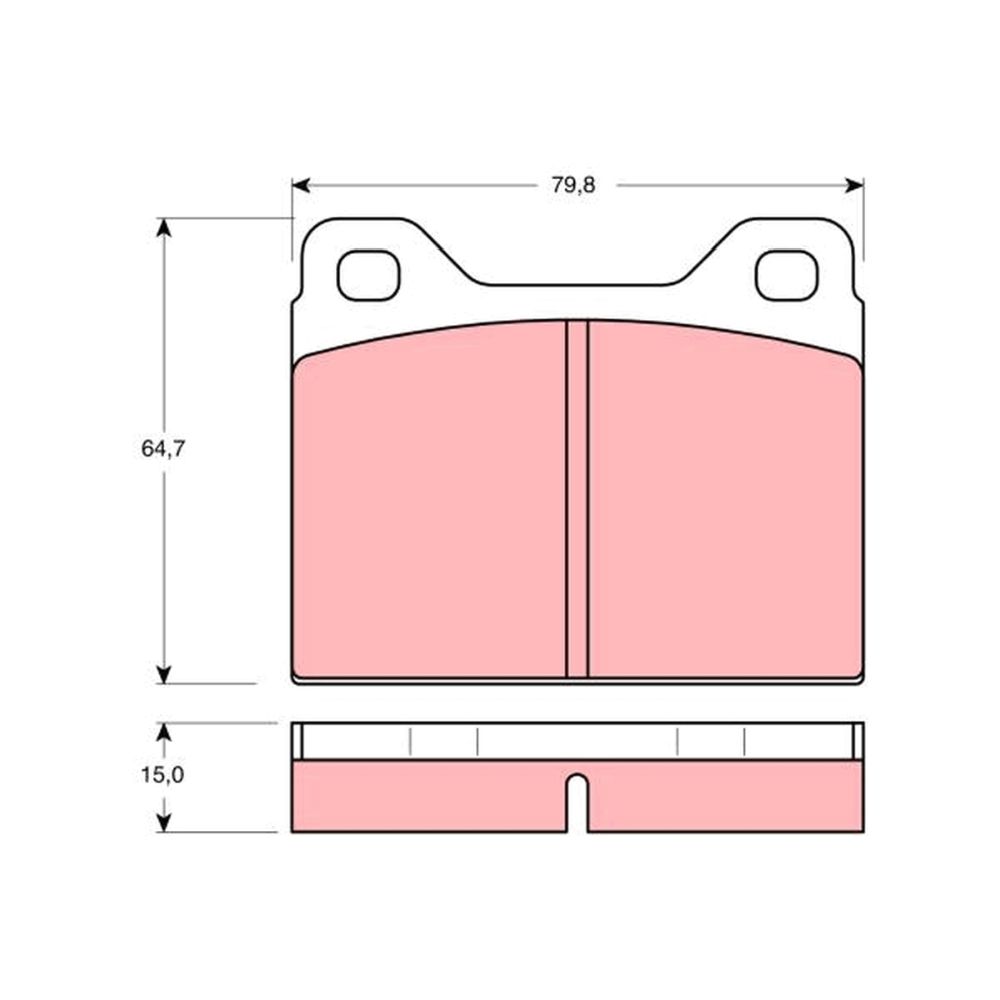 Piduriklotside komplekt 97-22936