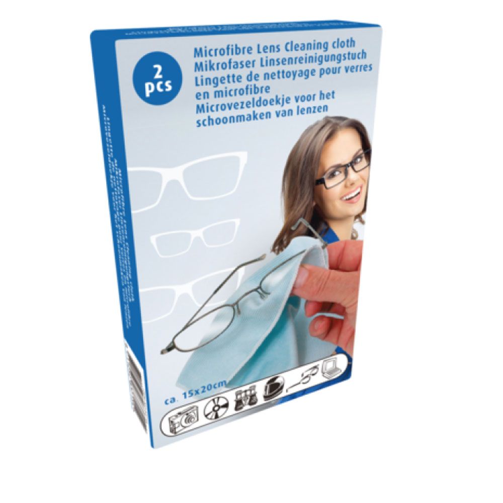 AllClear mikrofiberduk för glasögon 2 st.