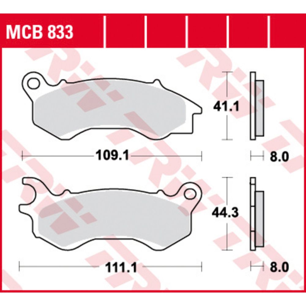 Bromsbeläggssats 98-20162