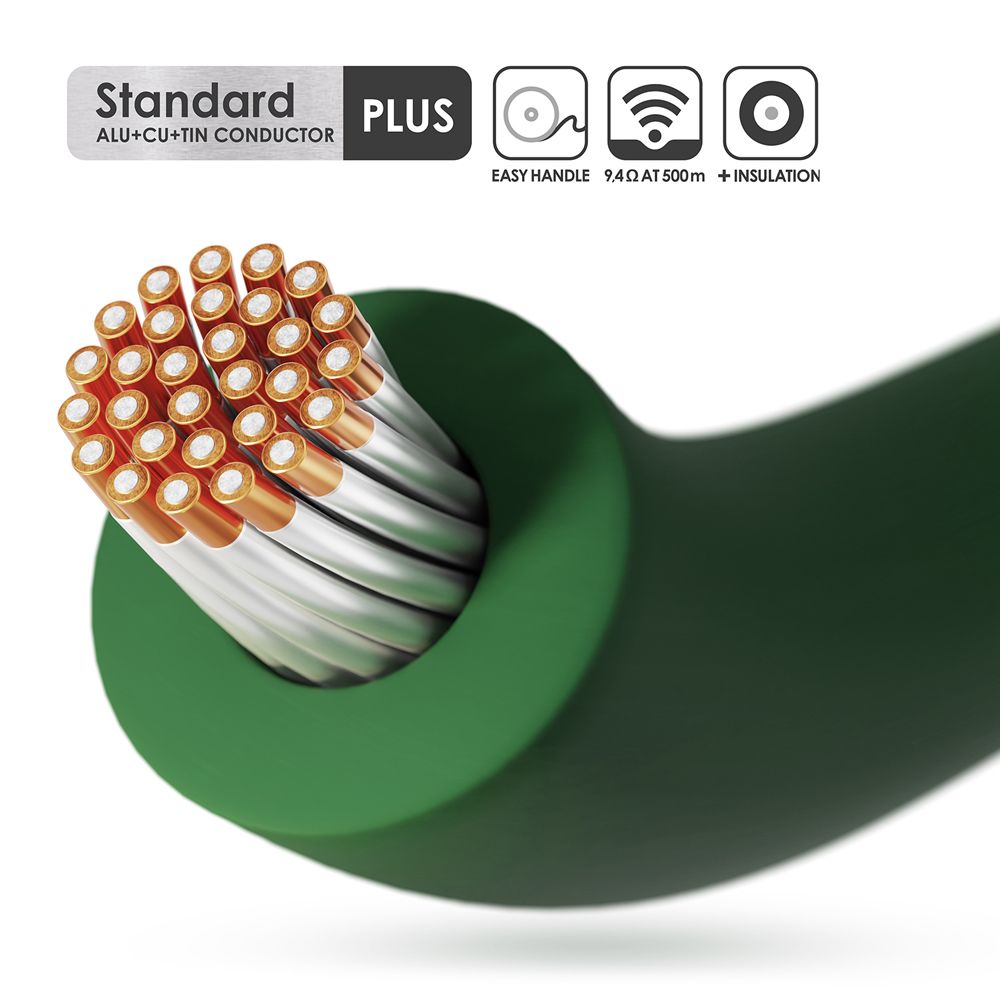 Grimsholm Green Euro Standard Plus begränsningskabel för robotgräsklippare 3,45 mm x 200 m