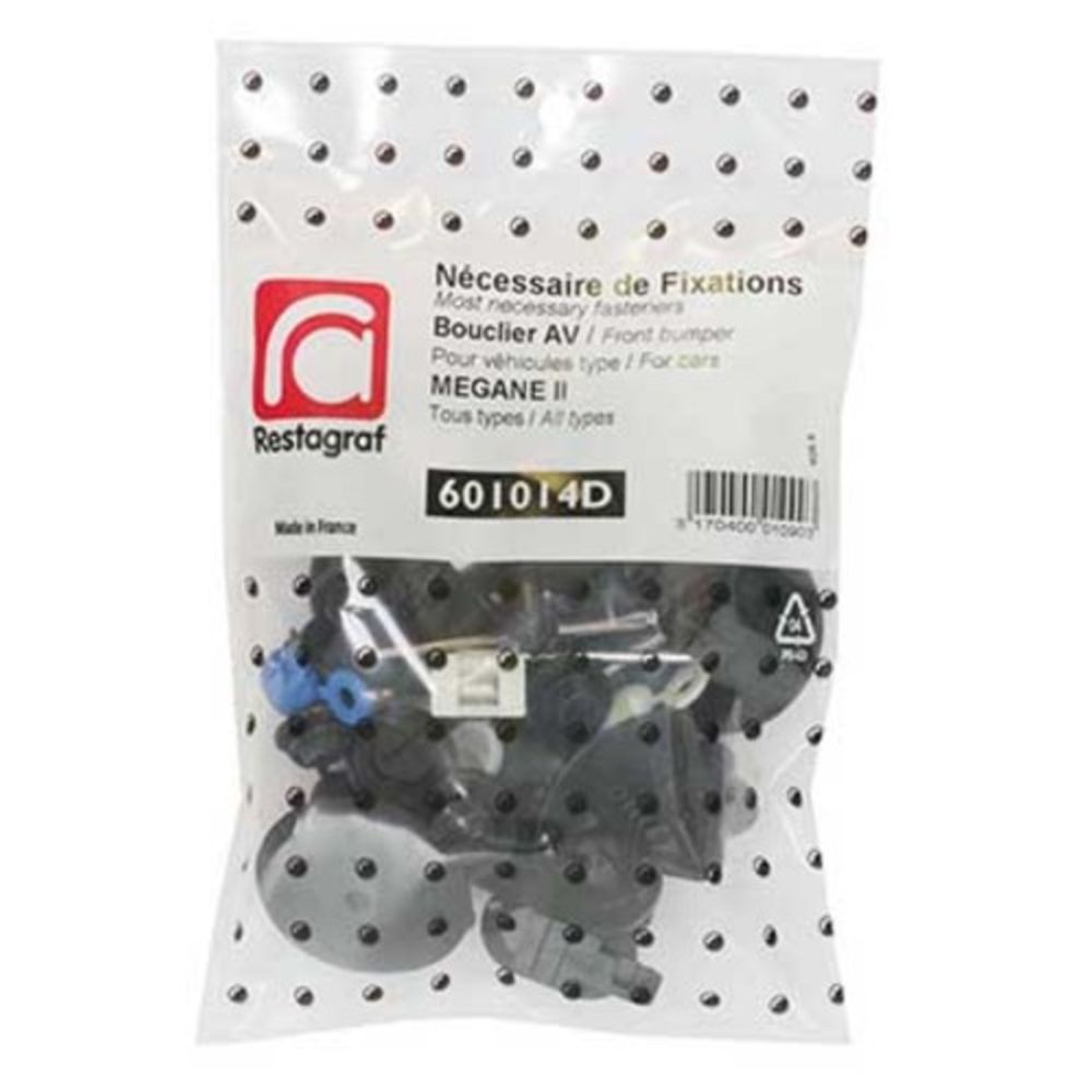 Kinnituskomplekt Renault esipamper 601014D 28 osa
