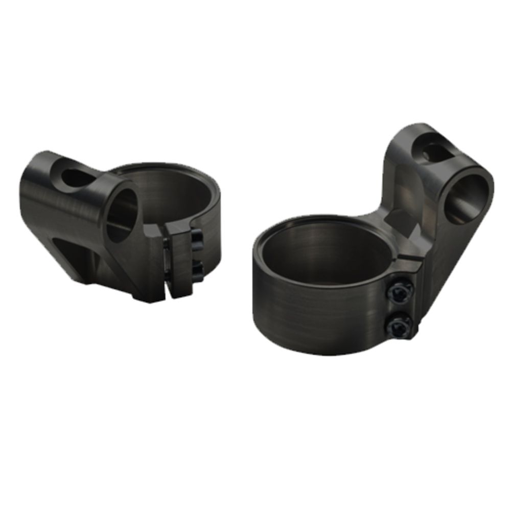 TRW-Lucas Clip-on raised käepidemekinnitused must Ø-53 mm