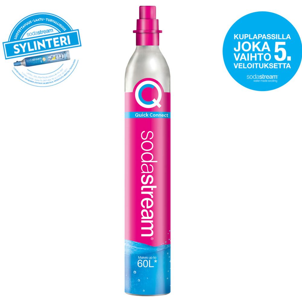 SodaStream Quick Connect süsihappegaasi vahetusballoon (tagasta tühi balloon)