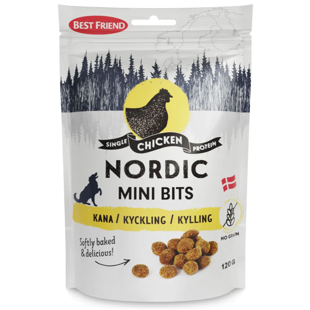Best Friend Nordic Mini Bits kana 120 g
