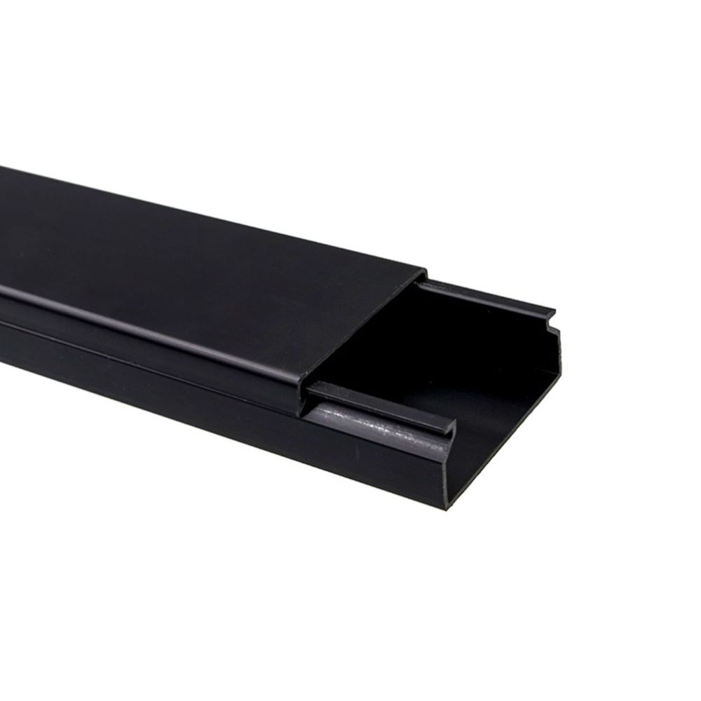 Kabelkanal svart 16 x 40 x 2000 mm