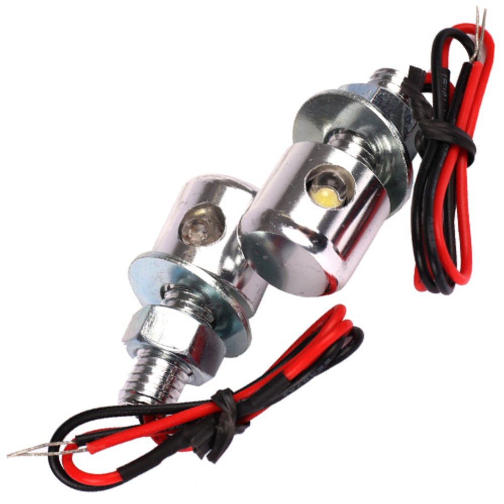 Nummerskyltsbelysning LED 8 mm bult (Ej för körning på allmän väg!)