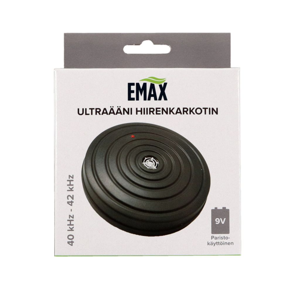 Emax Paristokäyttöinen Hiirenkarkotin, ultraääni