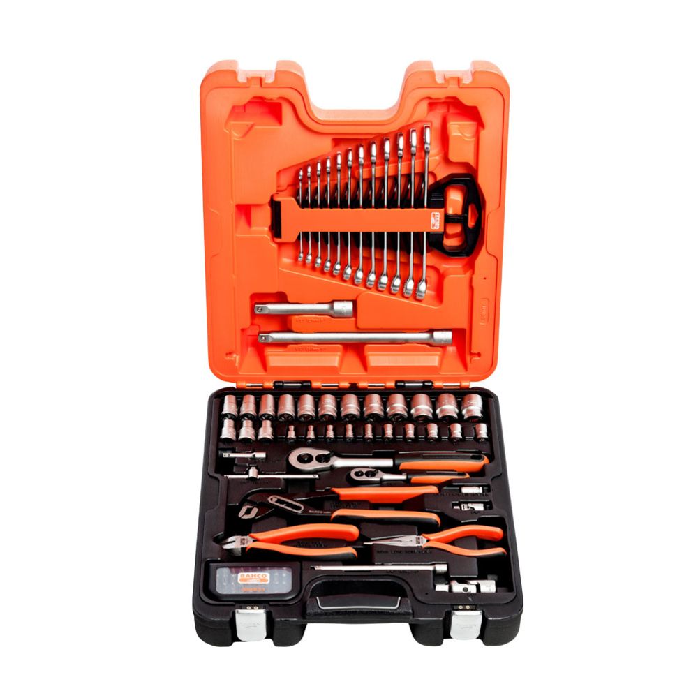 Bahco S81MIX 1/2"+1/4" 81-osaline tööriistade komplekt