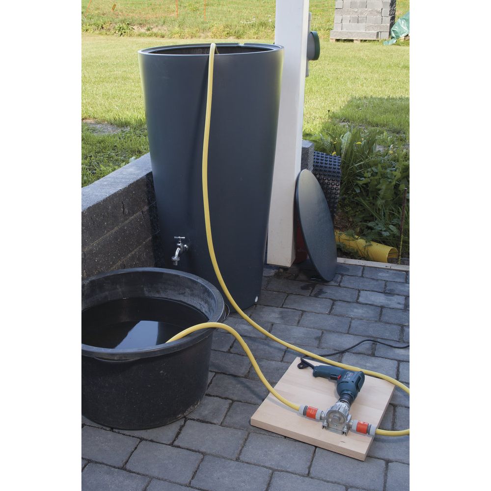 Wolfcraft® borrmaskinspump med metallhölje 3000 l/h