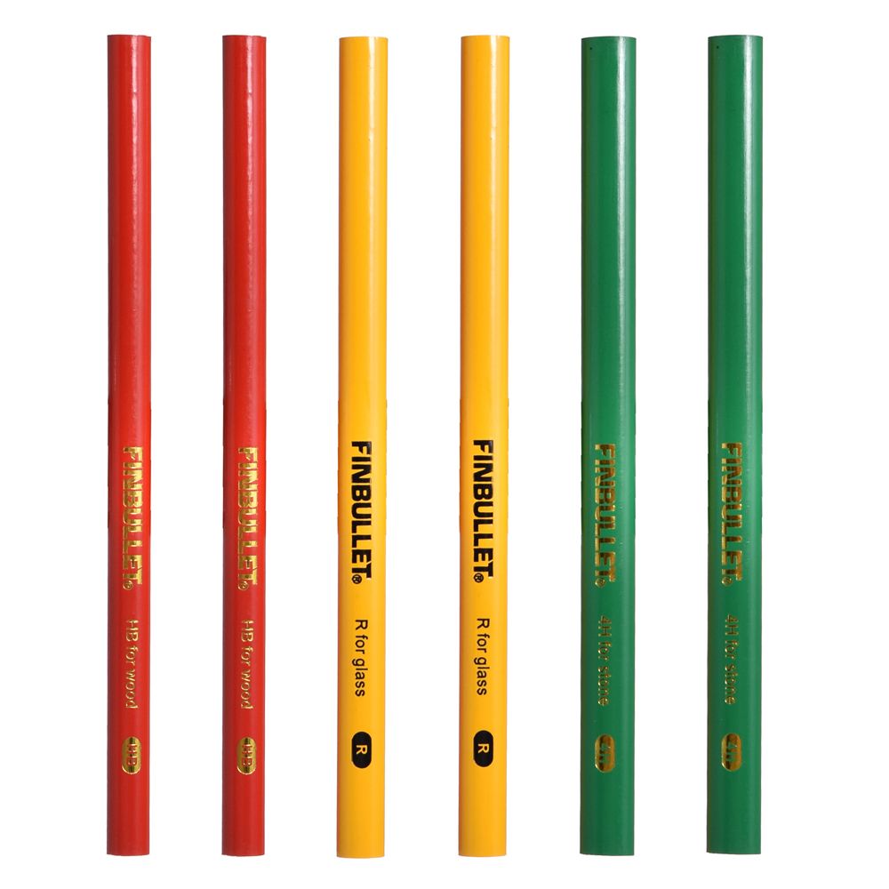 Finbullet snickarpenna 180 mm 6 st.