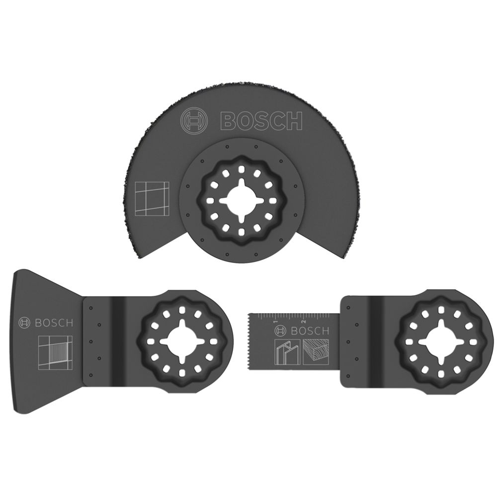 Bosch Starlock stardikomplekt plaatimistöödeks mitmeotstarbeliste tööriistadega, 3 osa