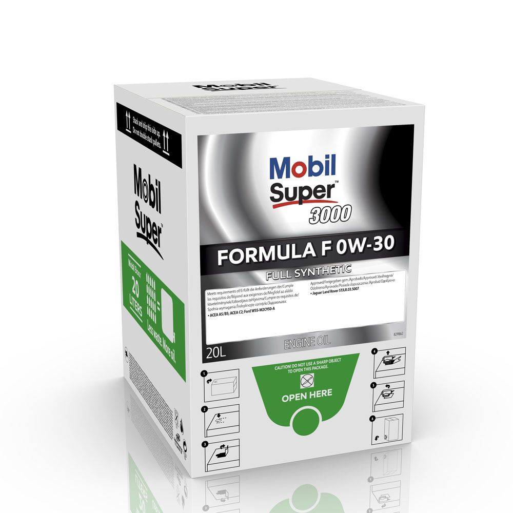 MOBIL SUPER 3000 FORMULA F 0W-30 - bag-in-box 20 L