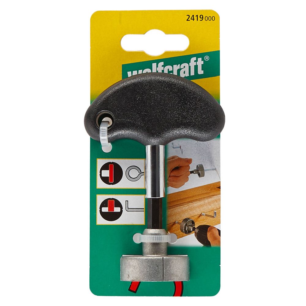 Wolfcraft® skruvverktyg för ögleskruvar och takkrokar