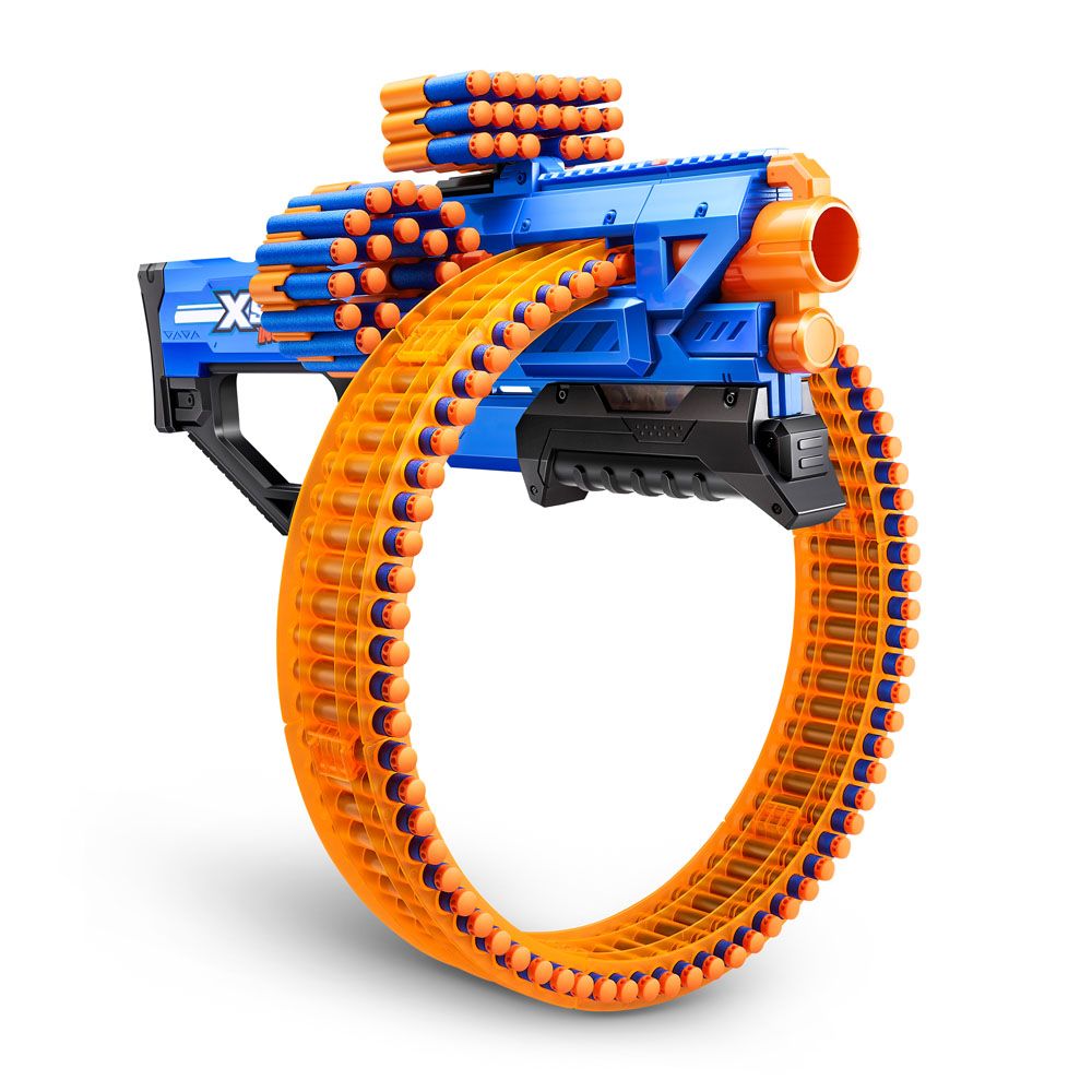 X-Shot Insanity Mad Mega Barrel mängupüstol ja 72 noolt