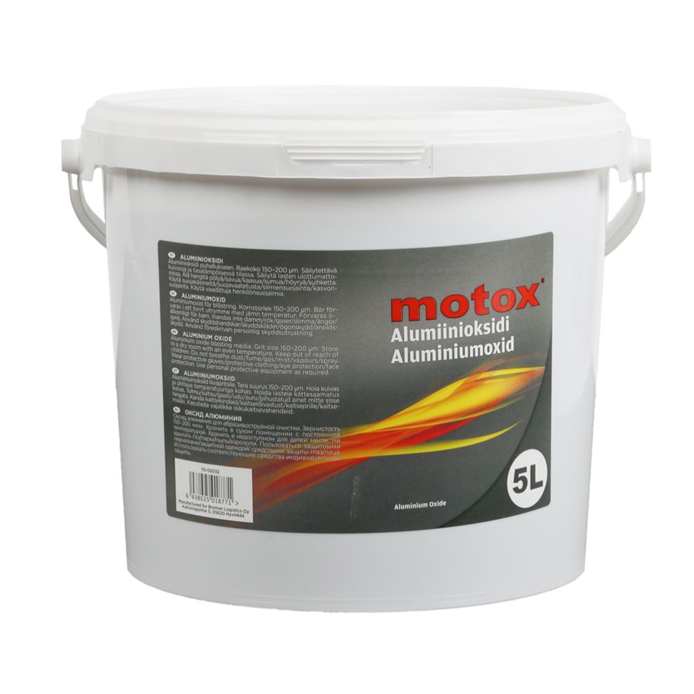 Motox aluminiumoxid för sandblästring 5 l
