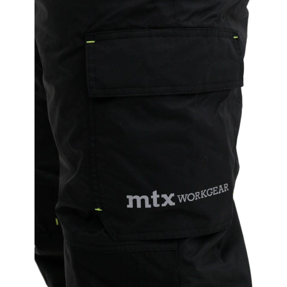 MTX Workgear talvihousut hi-vis keltainen/musta