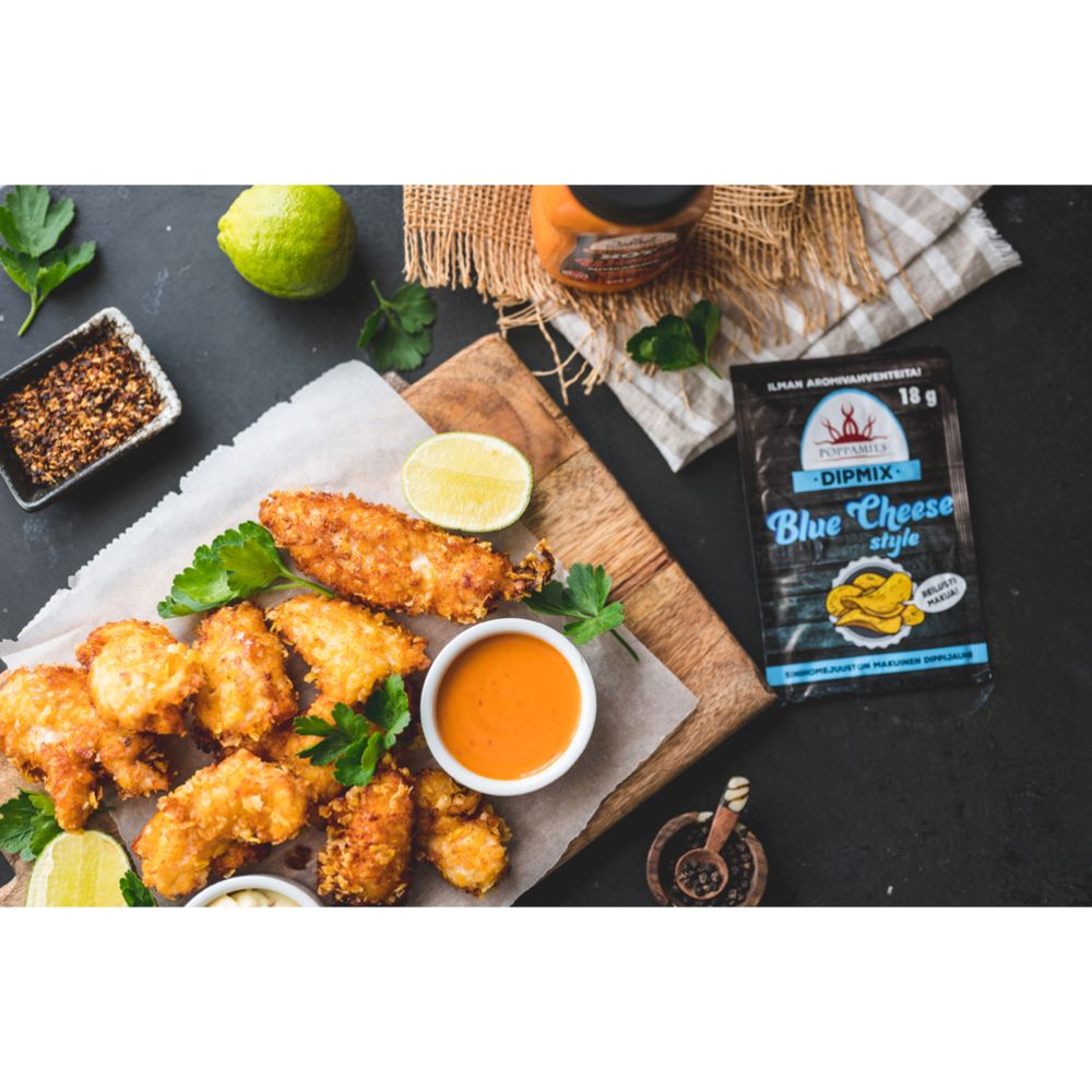 Poppamies Dipmix Blue Cheese style dippijauhe 18 g