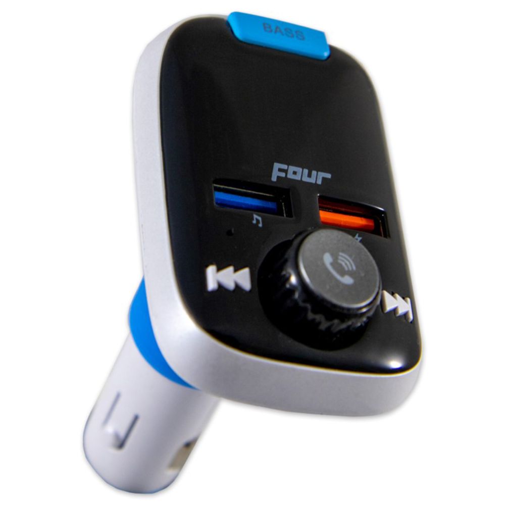 Four Mobile 4-FMTBT3.1 Bluetooth FM-sändare med bassboost Huuhkajat