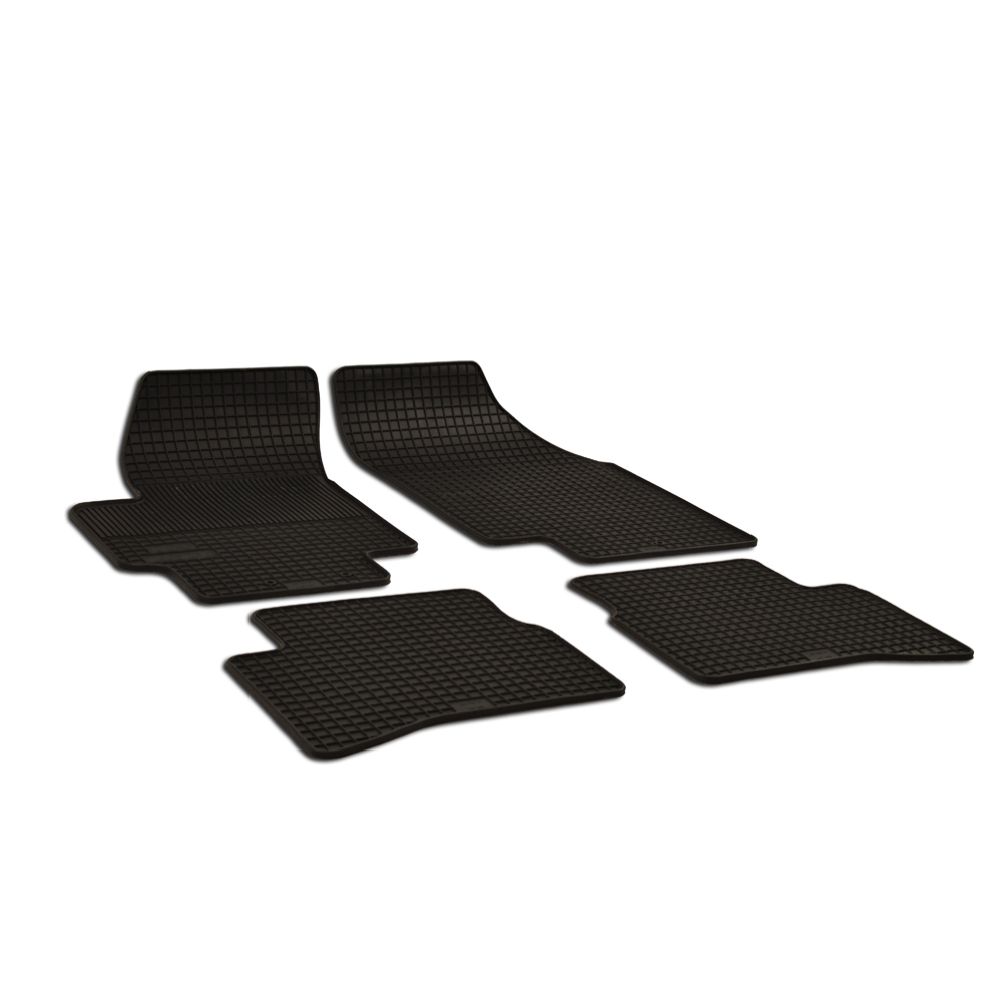 Gummimattsats Kia Rio 2005-2011 gummi svart
