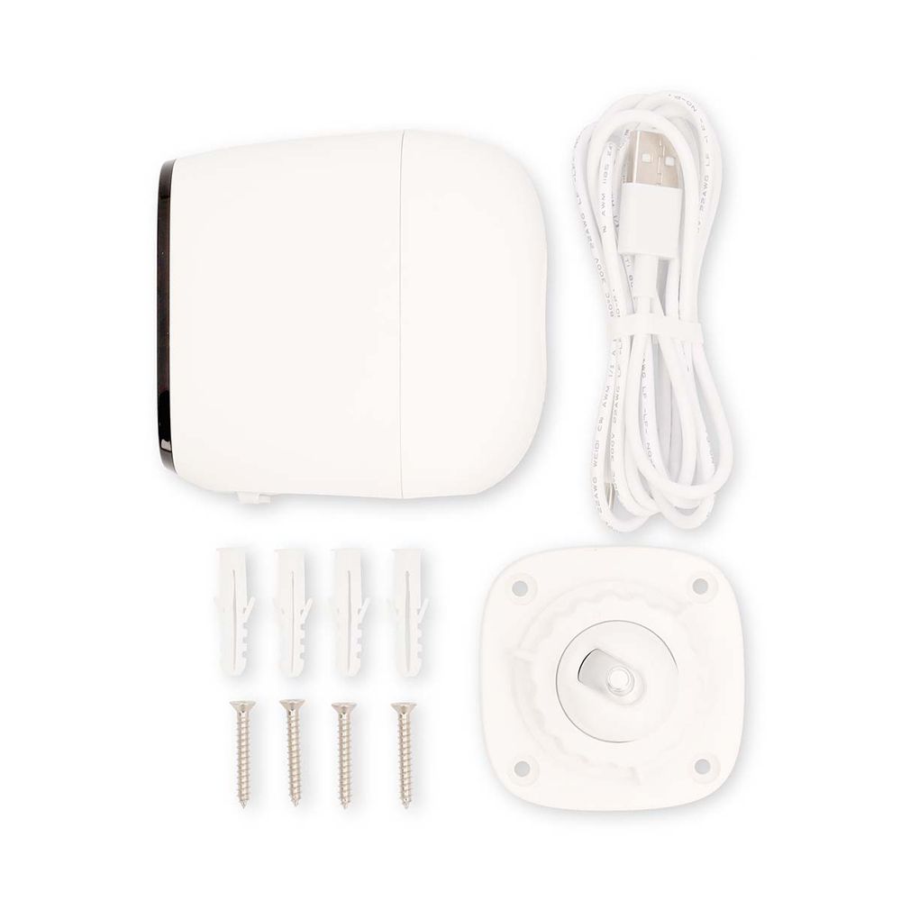 Nedis SmartLife Wi-Fi övervakningskamera utomhus batteridriven 1440p Full HD PIR