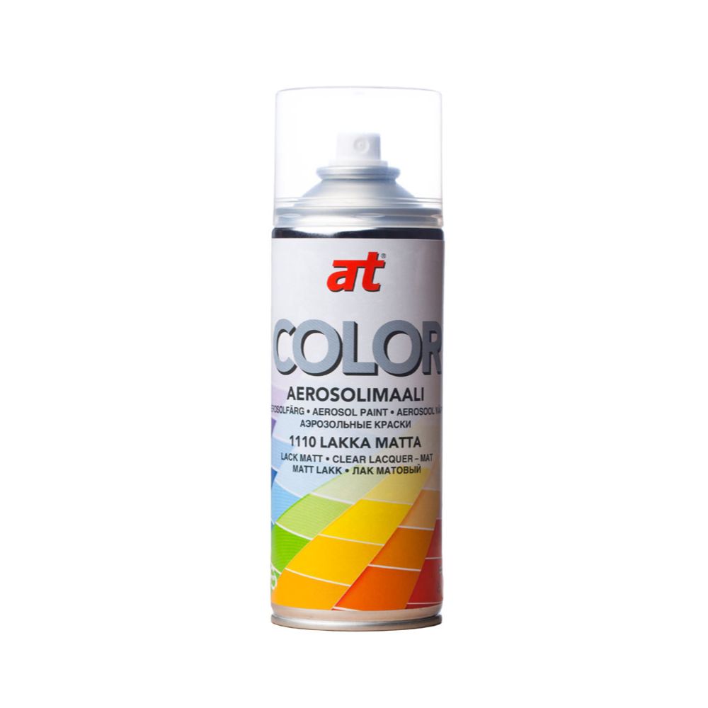 AT-Color aerosoolvärv, matt lakk, 400 ml