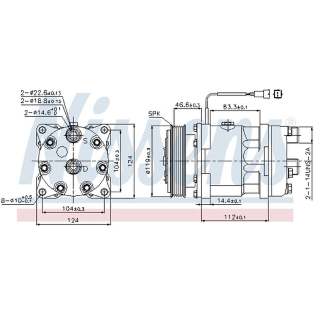 Ilmastointilaitteen kompressori 30-00308