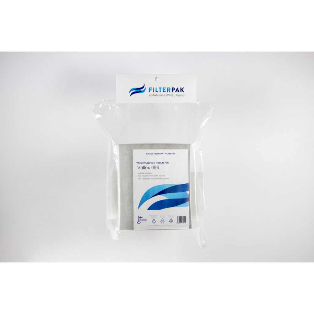 Filterpak Vallox 096 pientalosuodatinpakkaus