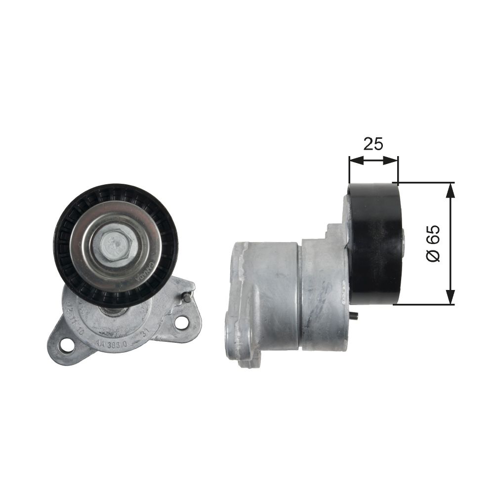 Spännrulle, multiribbrem 30-03572
