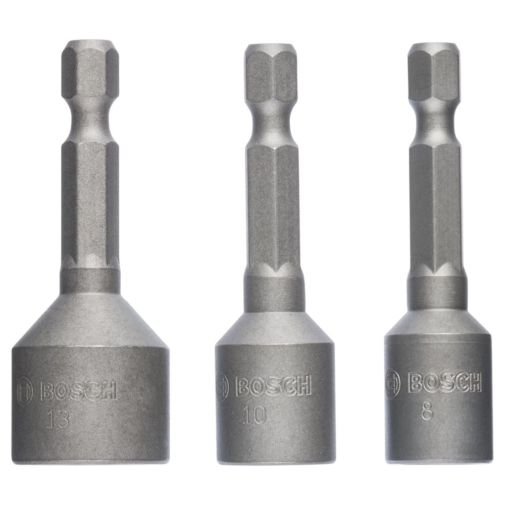 Bosch ExtraHard kuuskantpadrunvõtmed 8, 10, 13 mm