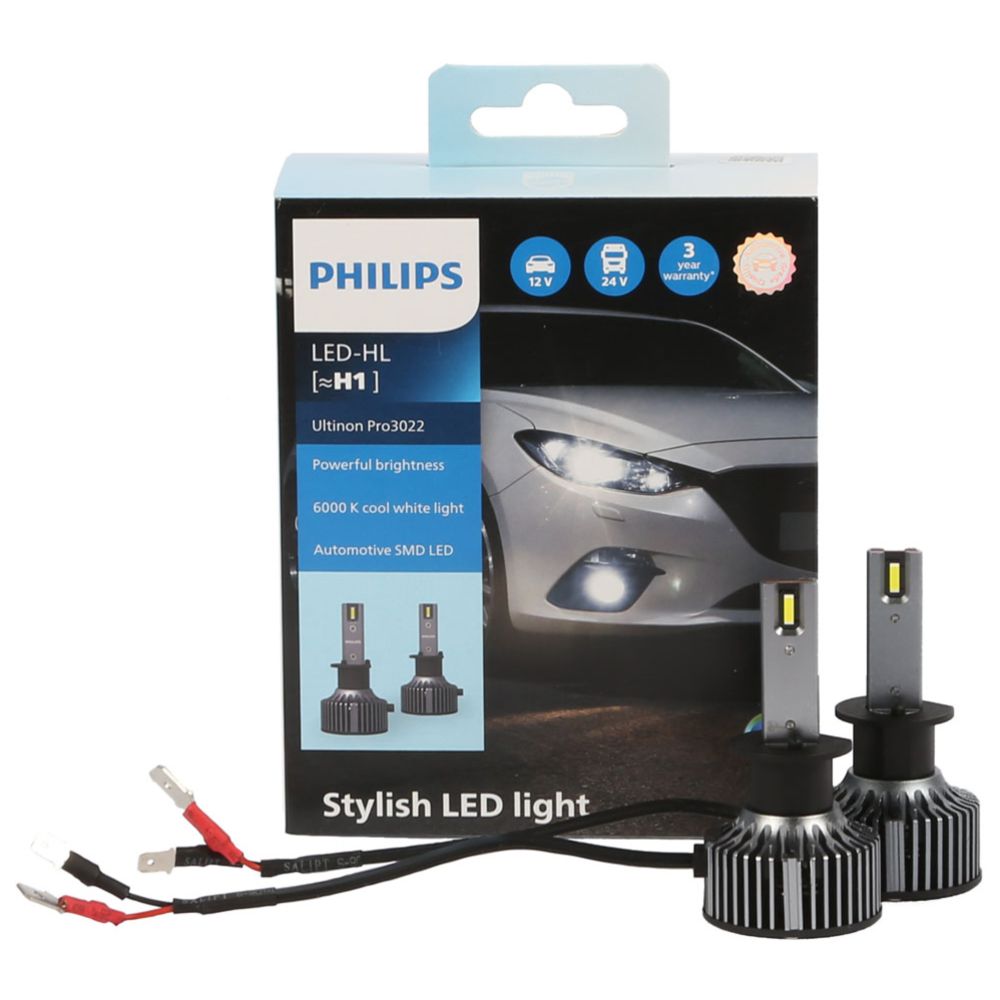 Philips Ultinon Pro 3022 LED H1 ajoneuvopolttimopari