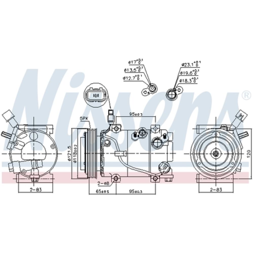 Ilmastointilaitteen kompressori 30-05101