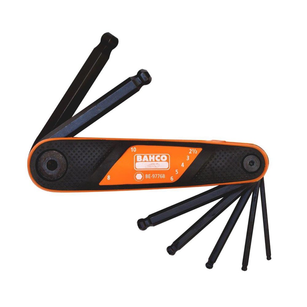 Bahco BE-9776B insexnyckelsats 2,5 - 10 mm 7 delar