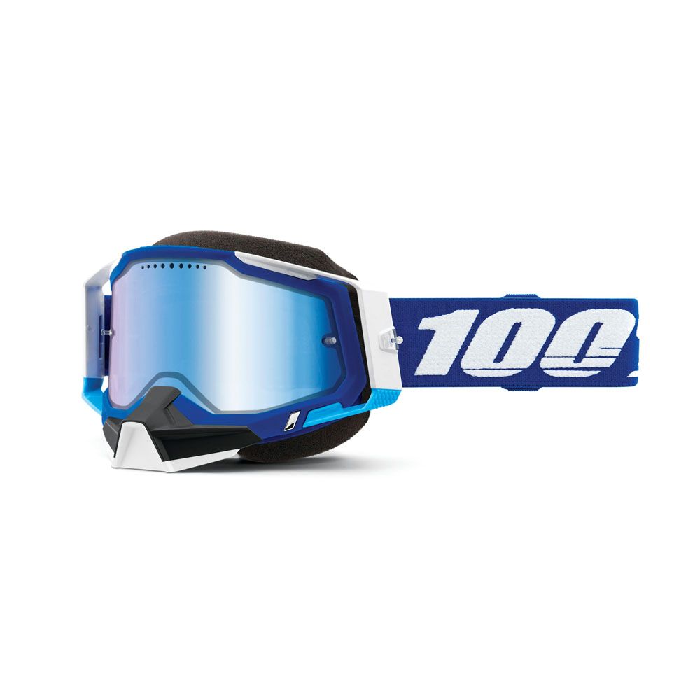 100% Racecraft 2 Blue mootorsaaniprillid, sinine peegelklaas