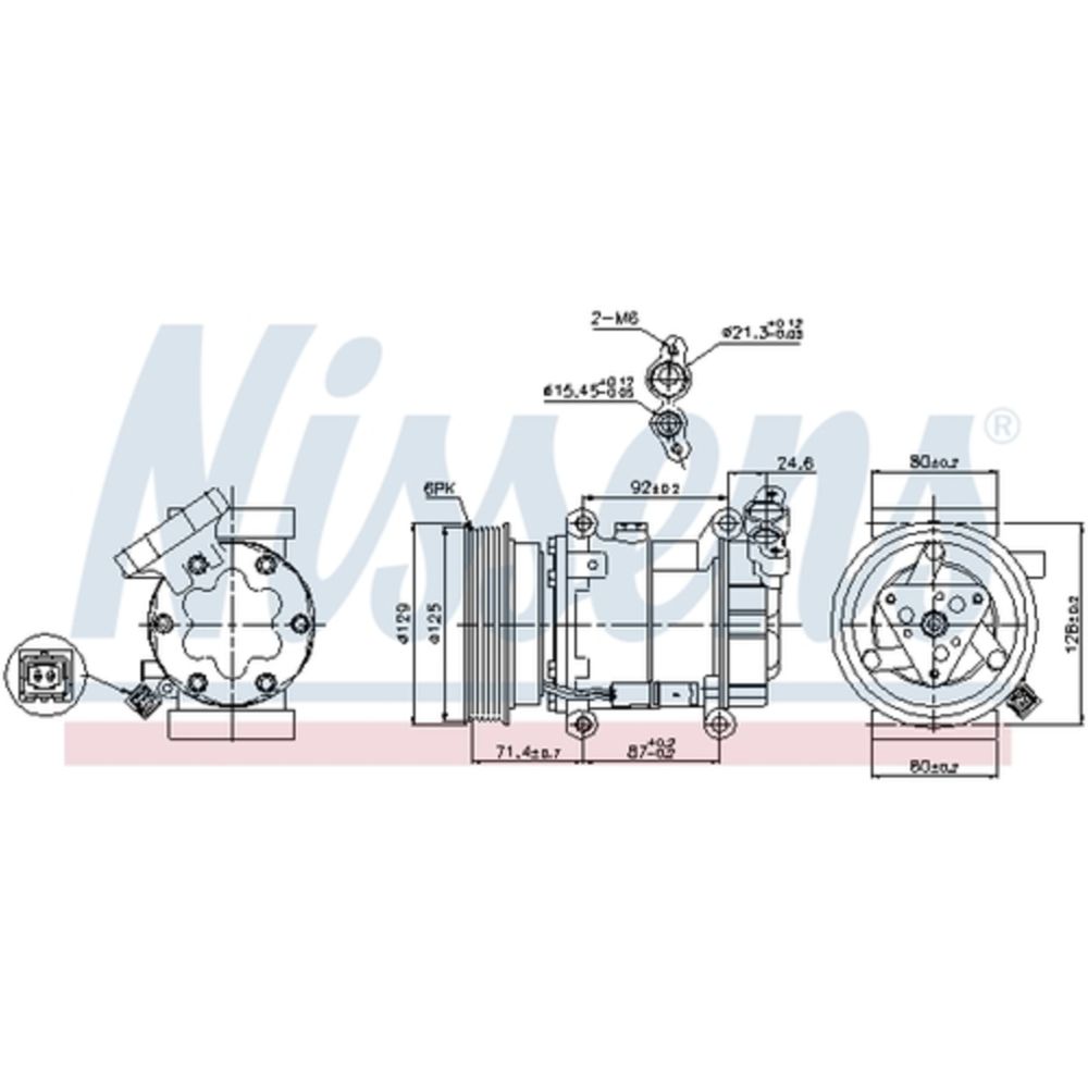 Ilmastointilaitteen kompressori 30-00453
