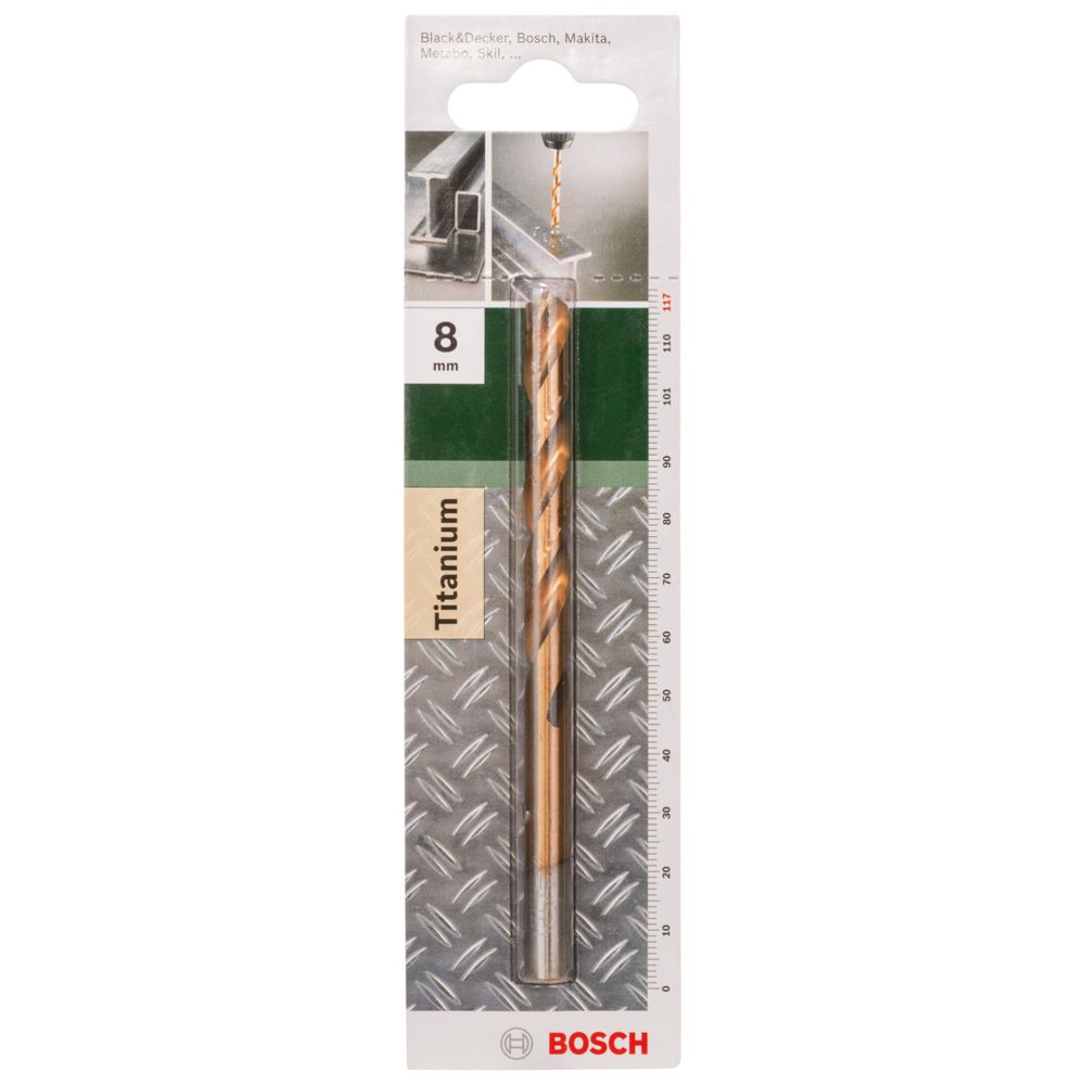 Bosch metallipuur HSS-TiN DIN 338