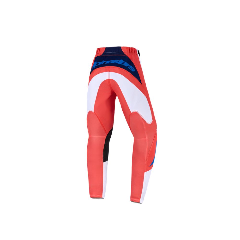 Alpinestars Fluid Grid laste mootorrattapüksid valge/oranž