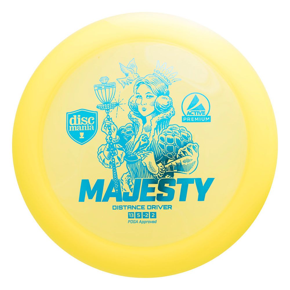 Discmania Active Premium Majesty kaugmaaketas, kollane