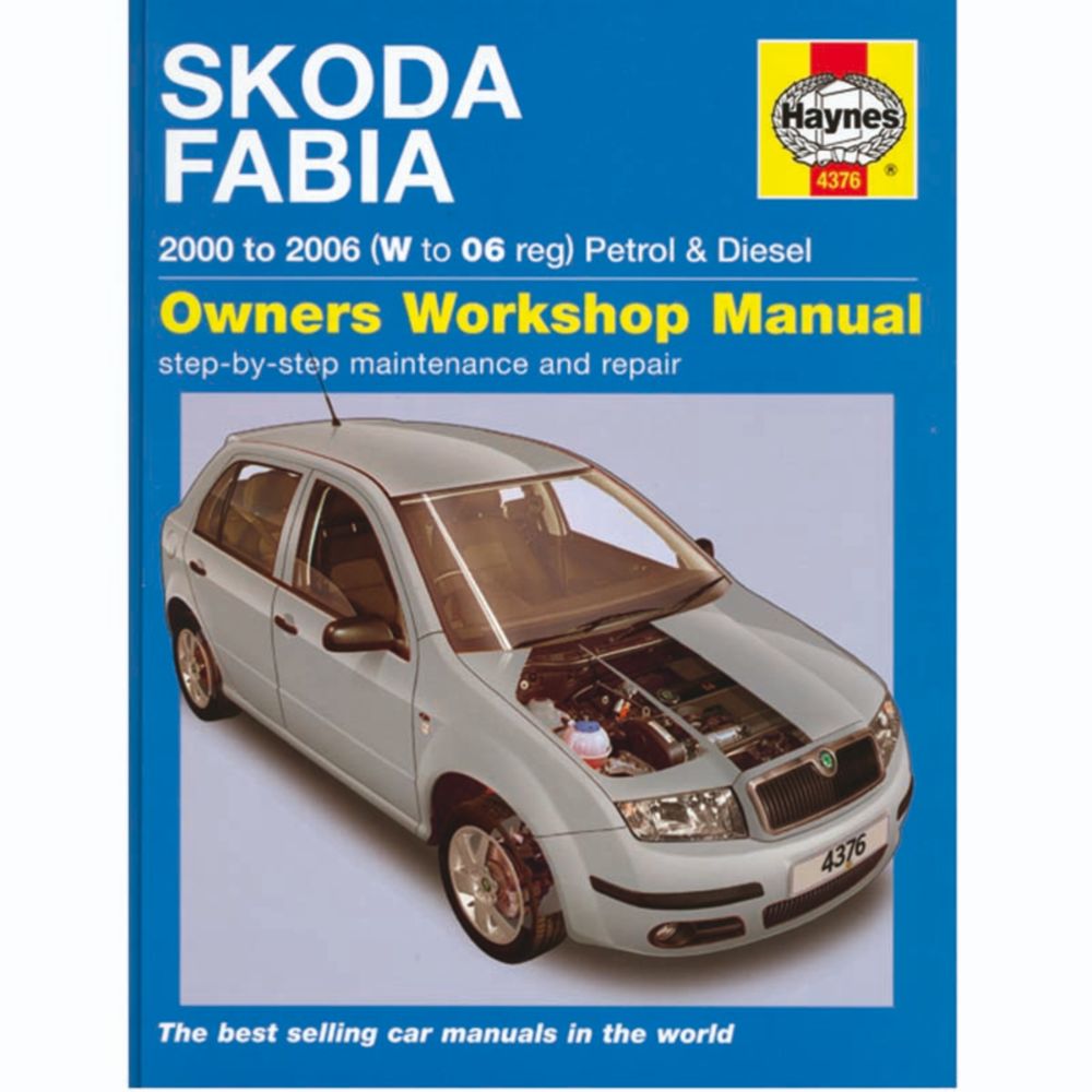 Korjausopas Skoda Fabia 00-06 englanninkielinen