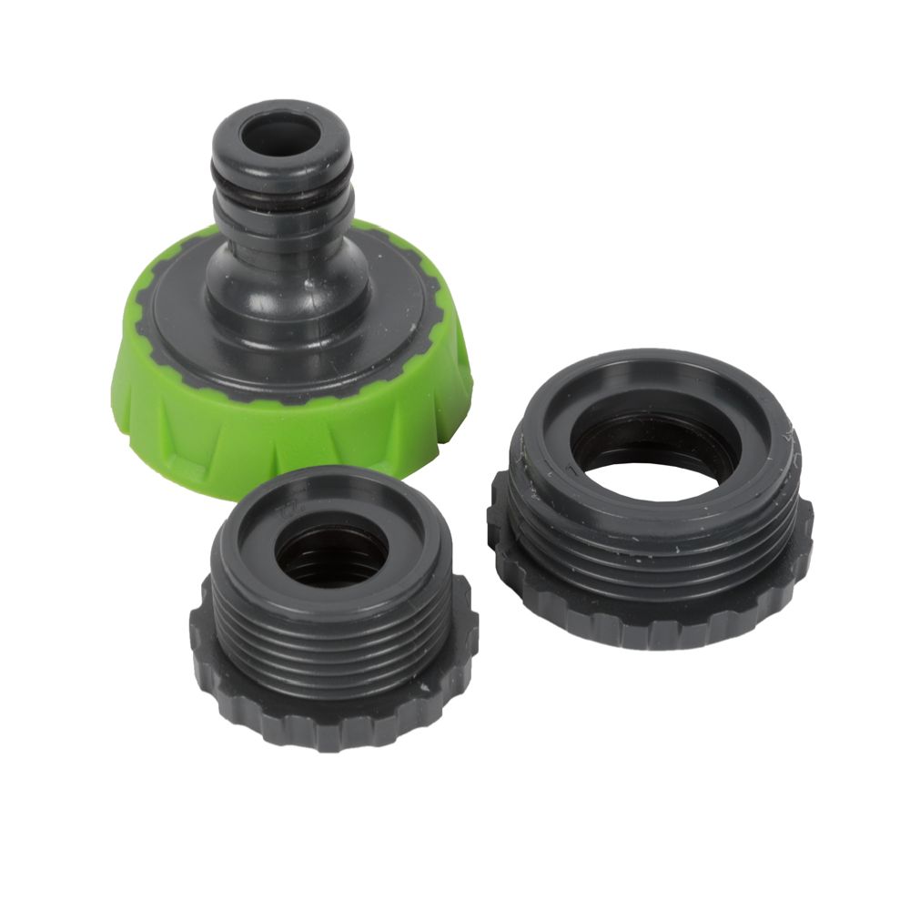 MTX Garden hanaliitin 1"-, 3/4"- ja 1/2"-sovittimilla